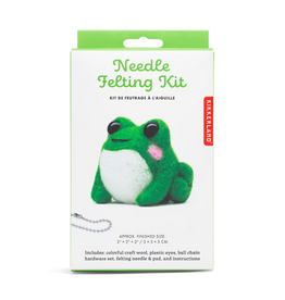 Kikkerland Frog Needle Felting Kit