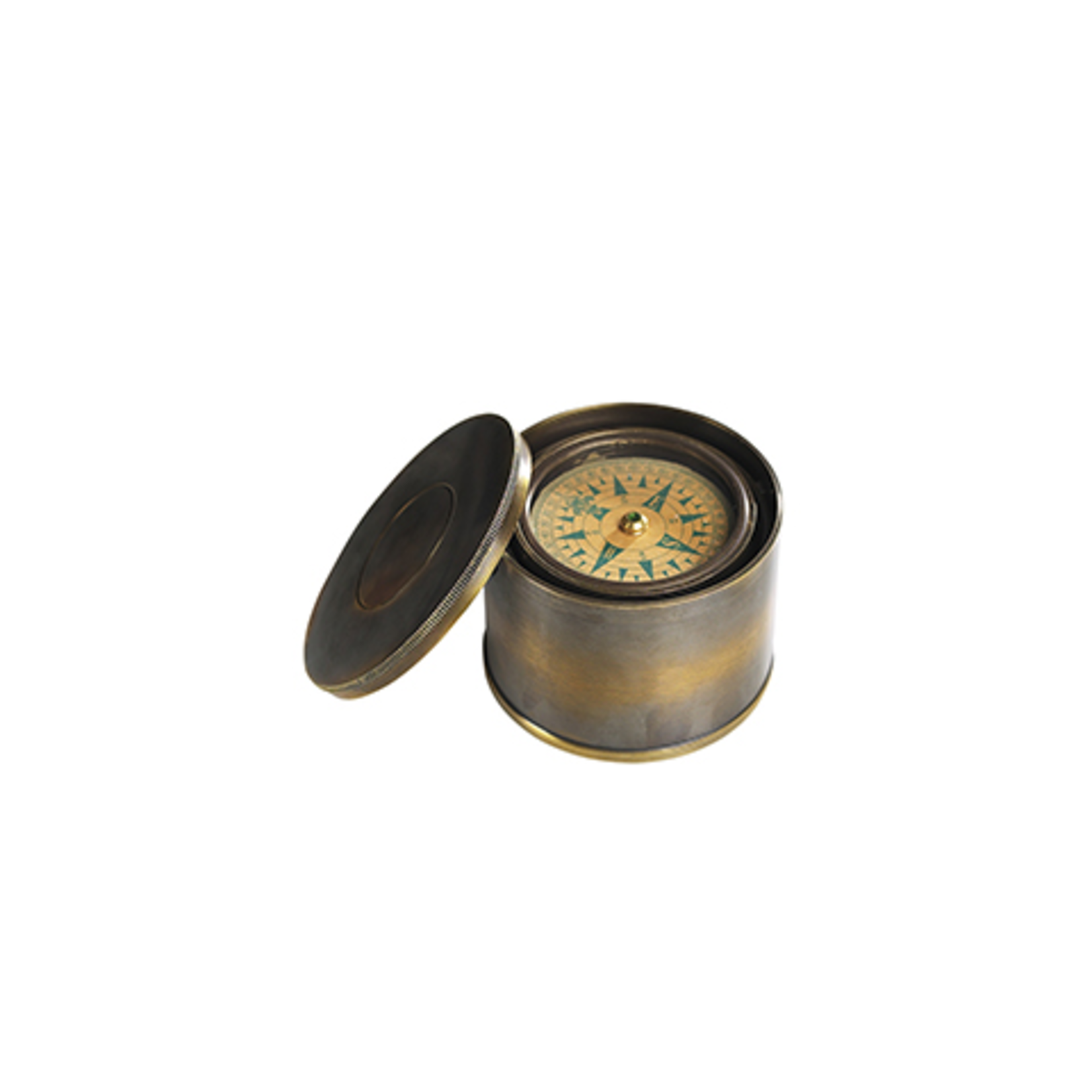 AUTHENTIC MODELS 19TH C POCKET COMPASS