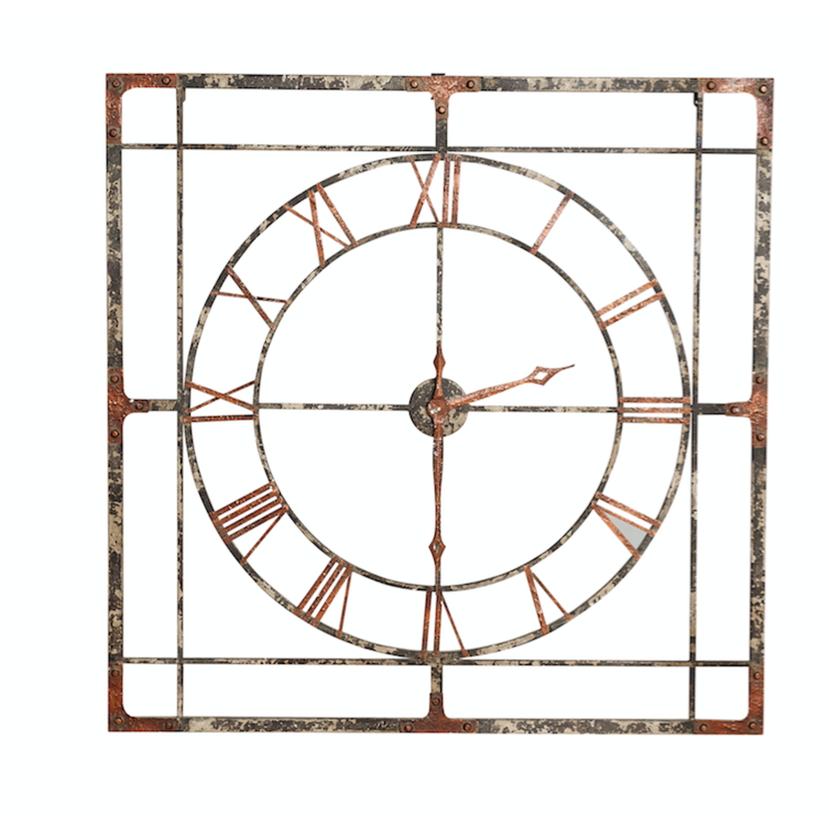 CHEHOMA BIG CLOCK METAL FRAME 110 CM