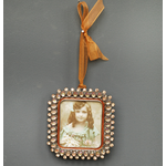 CHEHOMA Square hanging photo frame ""amber"" pearls