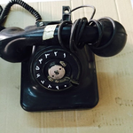 TAJHOME VINTAGE BLACK PHONE