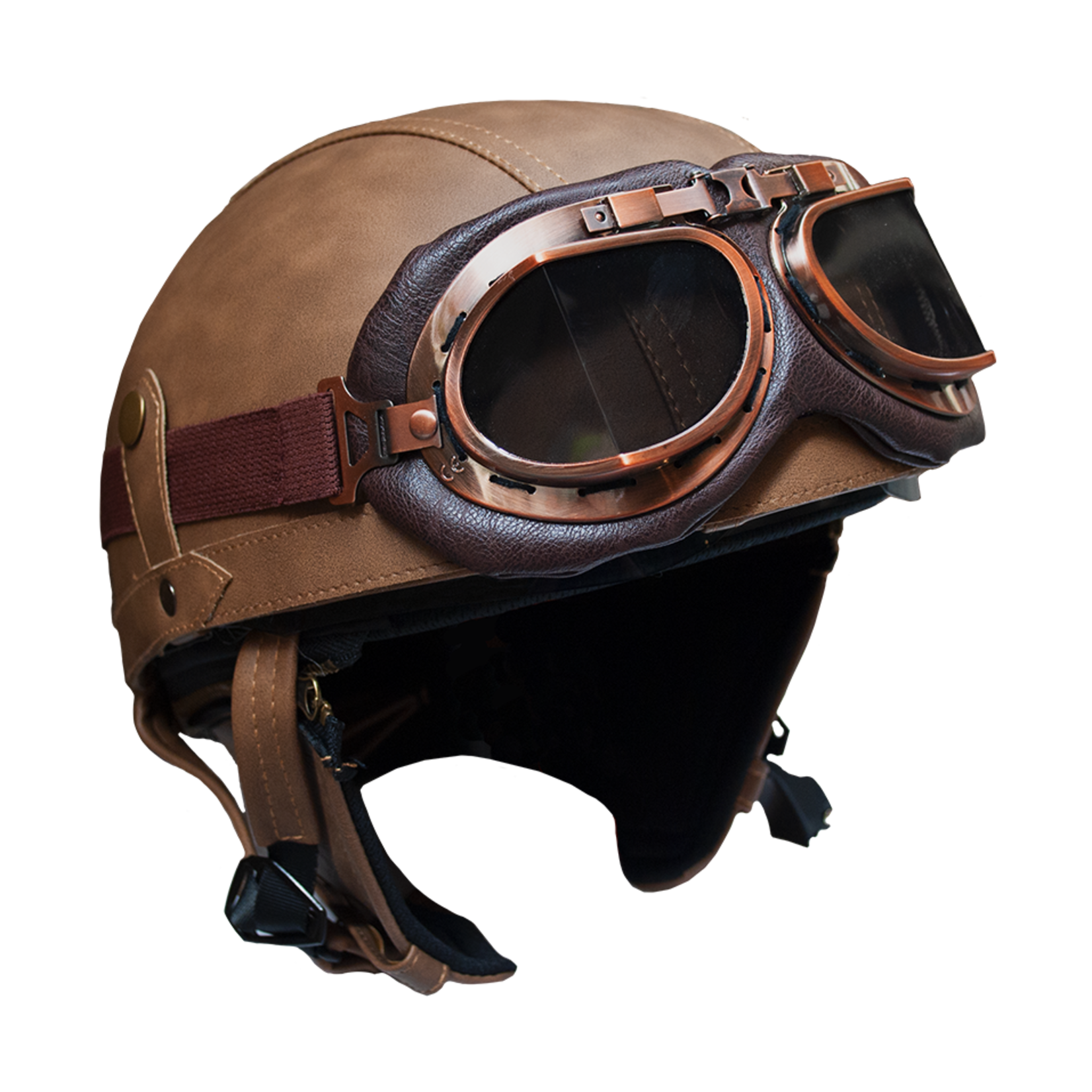 RAYVOLT Helmets 1/2 face brown