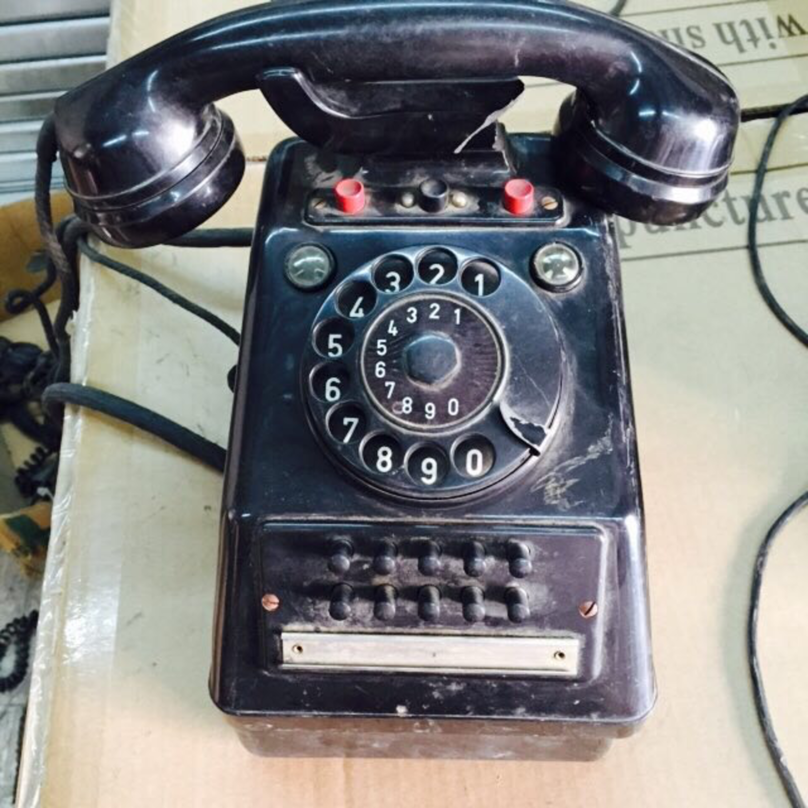 TAJHOME VINTAGE BLACK PHONE