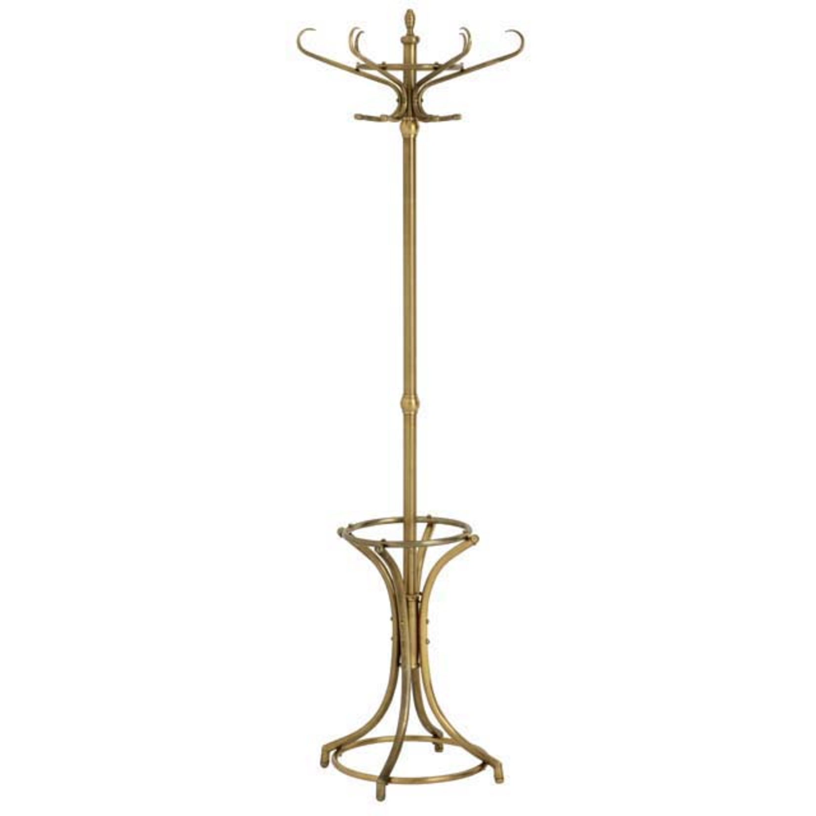 EICHHOLTZ COATRACK KENT BRASS