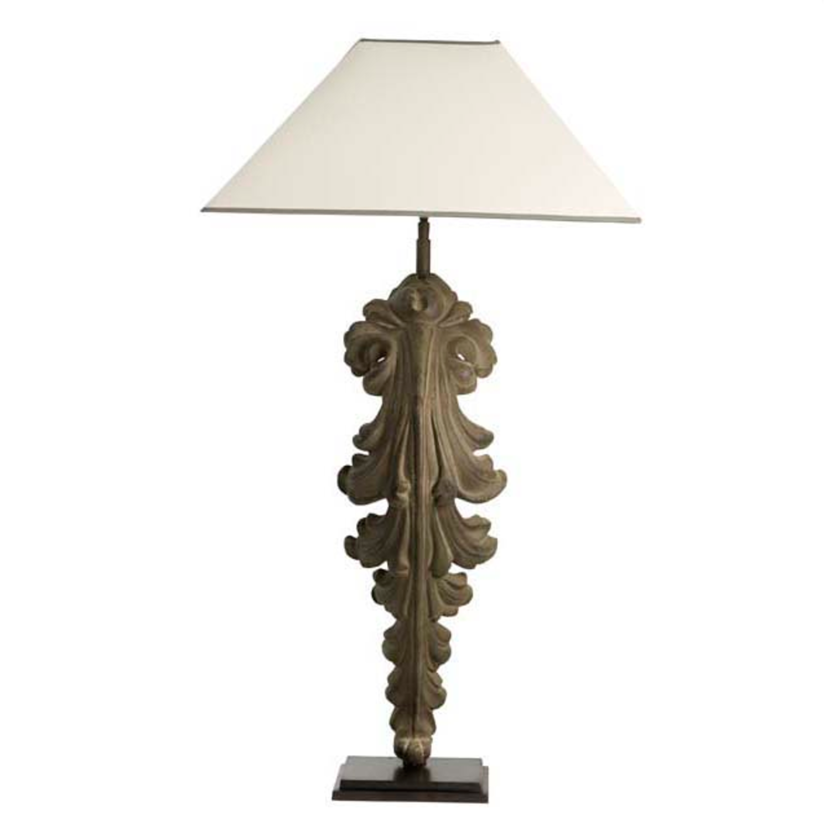 EICHHOLTZ TABLE LAMP BEAU SITE ANTIQUE GREEN