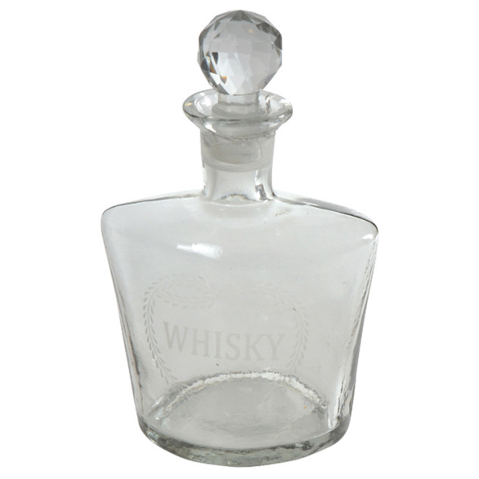 ANTIC LINE WHISKY GLASS BOTTLE