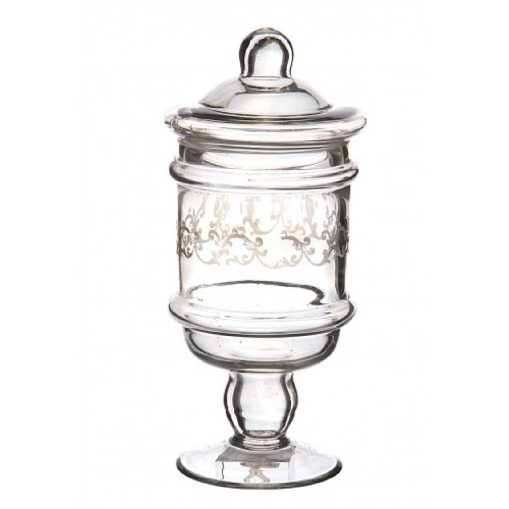 ANTIC LINE SMALL VASE WITH LID