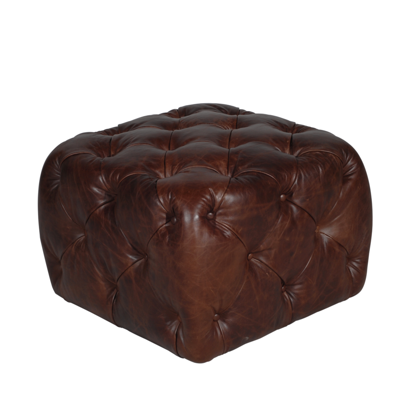 TIMOTHY OULTON BENSON SQUARE SMALL FOOTSTOOL OLD ENGLAND COFFEE