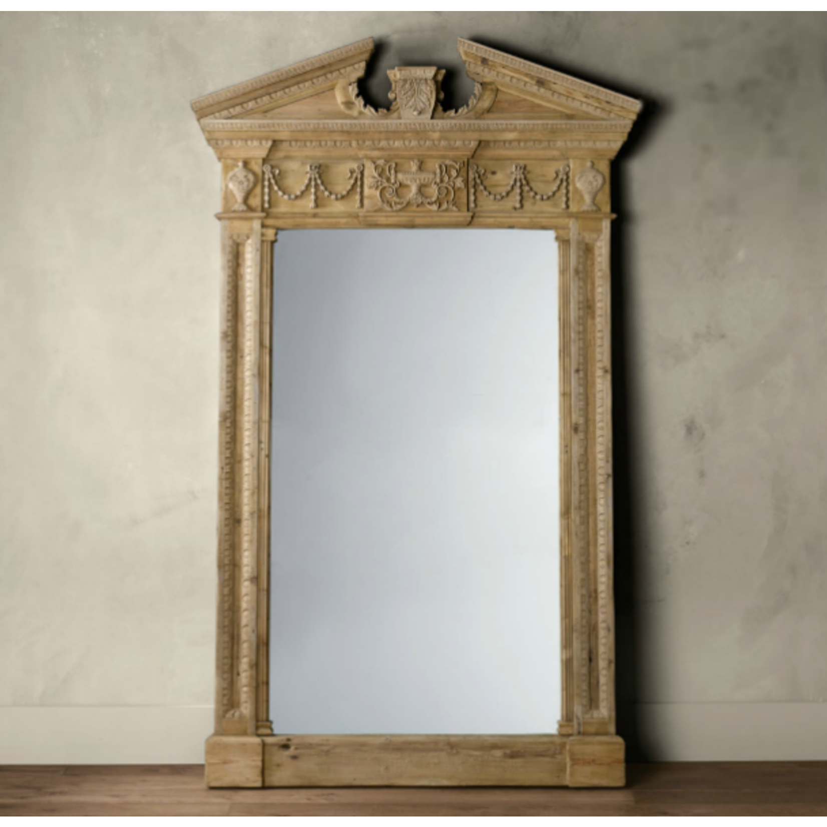 TIMOTHY OULTON GEORGIAN ARCHITECTURAL HUGE MIRROR