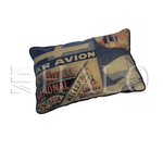 TIMOTHY OULTON CUSHION PILLLOW GLOBETROTTER