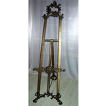 OBJET DE CURIOSITE VERY LARGE SOLID BRASS EASEL