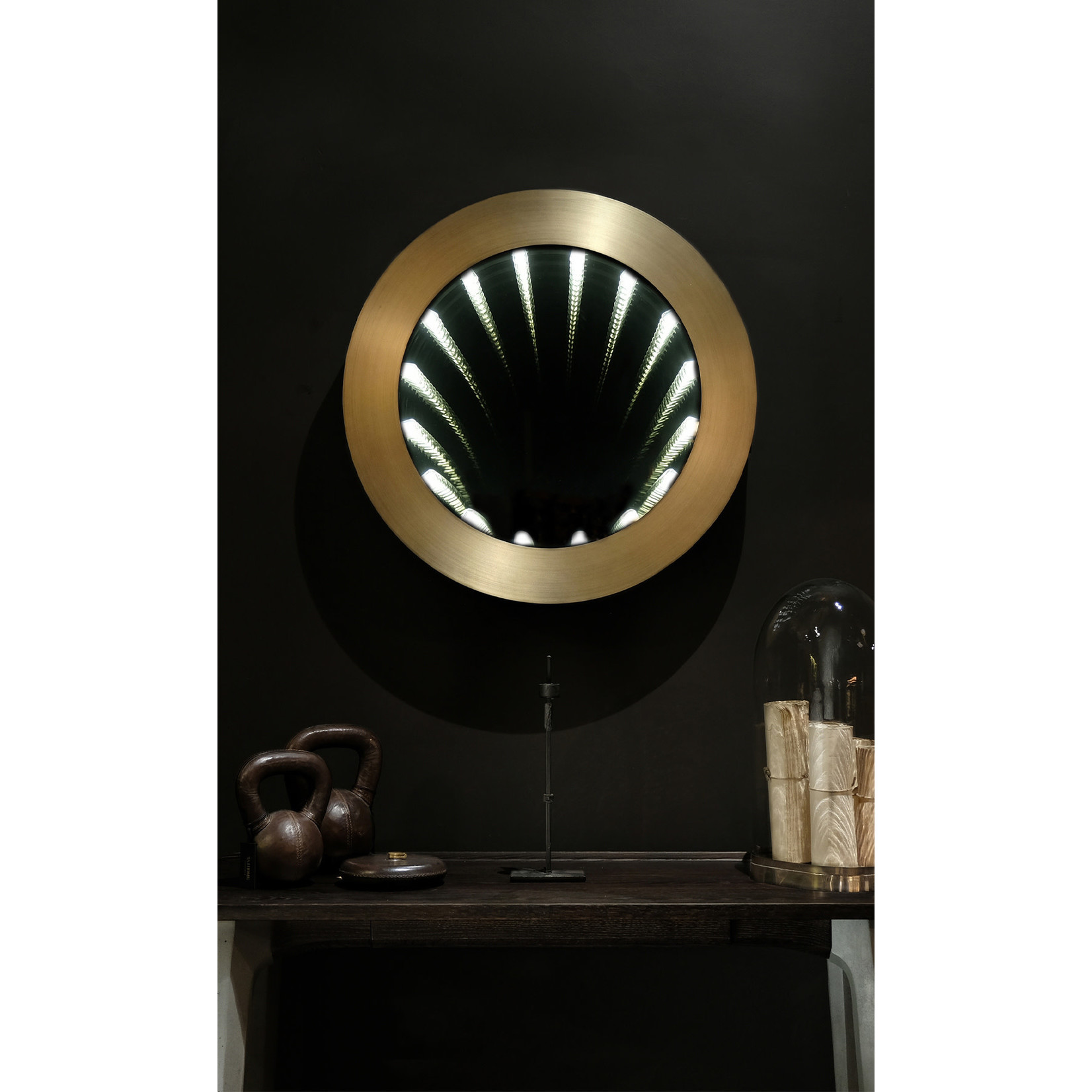 TIMOTHY OULTON INCEPTION ROUND SMALLM MIRROR 70CM