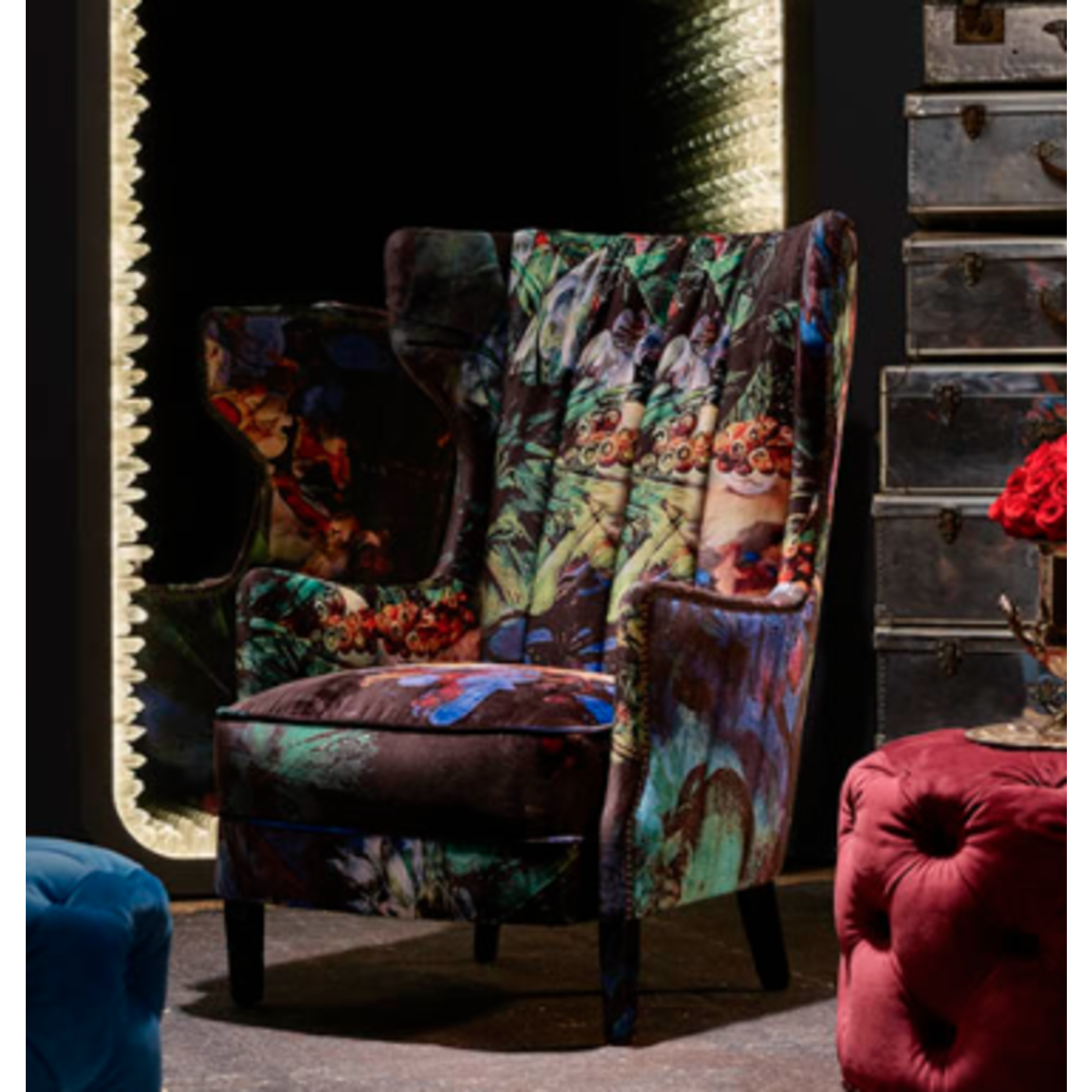 TIMOTHY OULTON CHAIR MANOR  ACID JUNGLE 