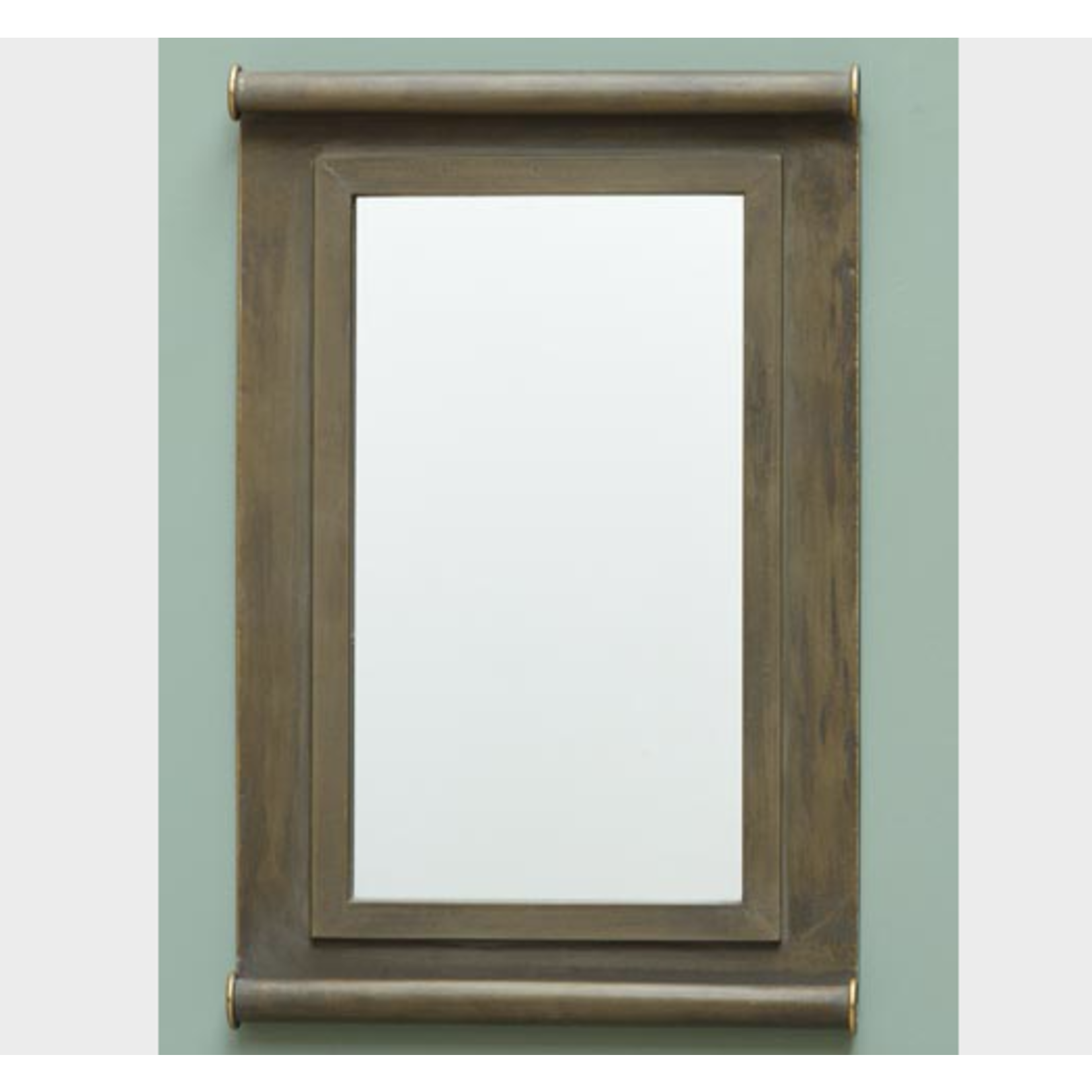 CHEHOMA RECTANGULAR MIRROR ROLLED EDGES