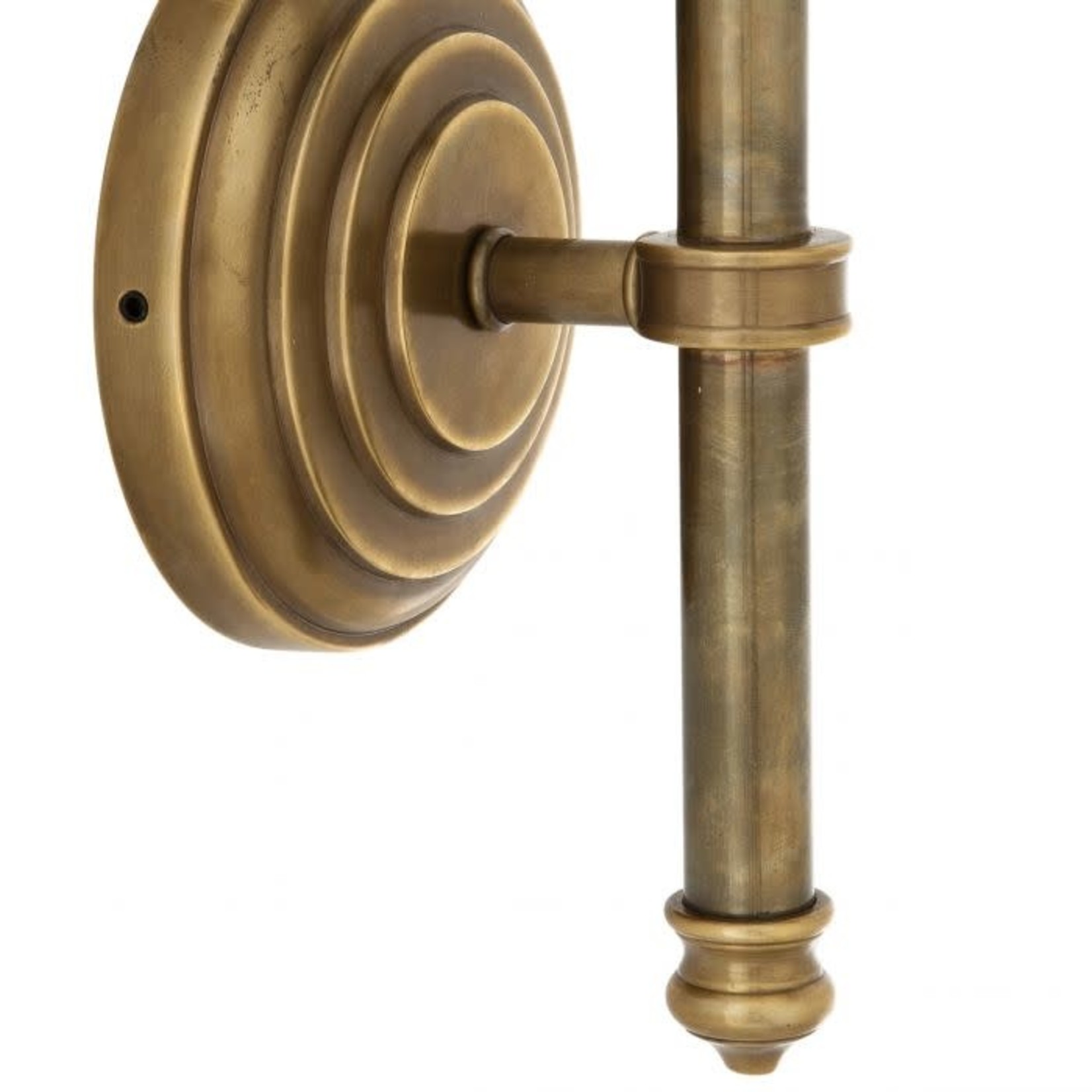 EICHHOLTZ WALL LAMP FAVONIUS VINTAGE BRASS FINISH