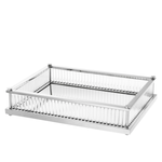 EICHHOLTZ TRAY CORA RECTANGULAR NICKEL