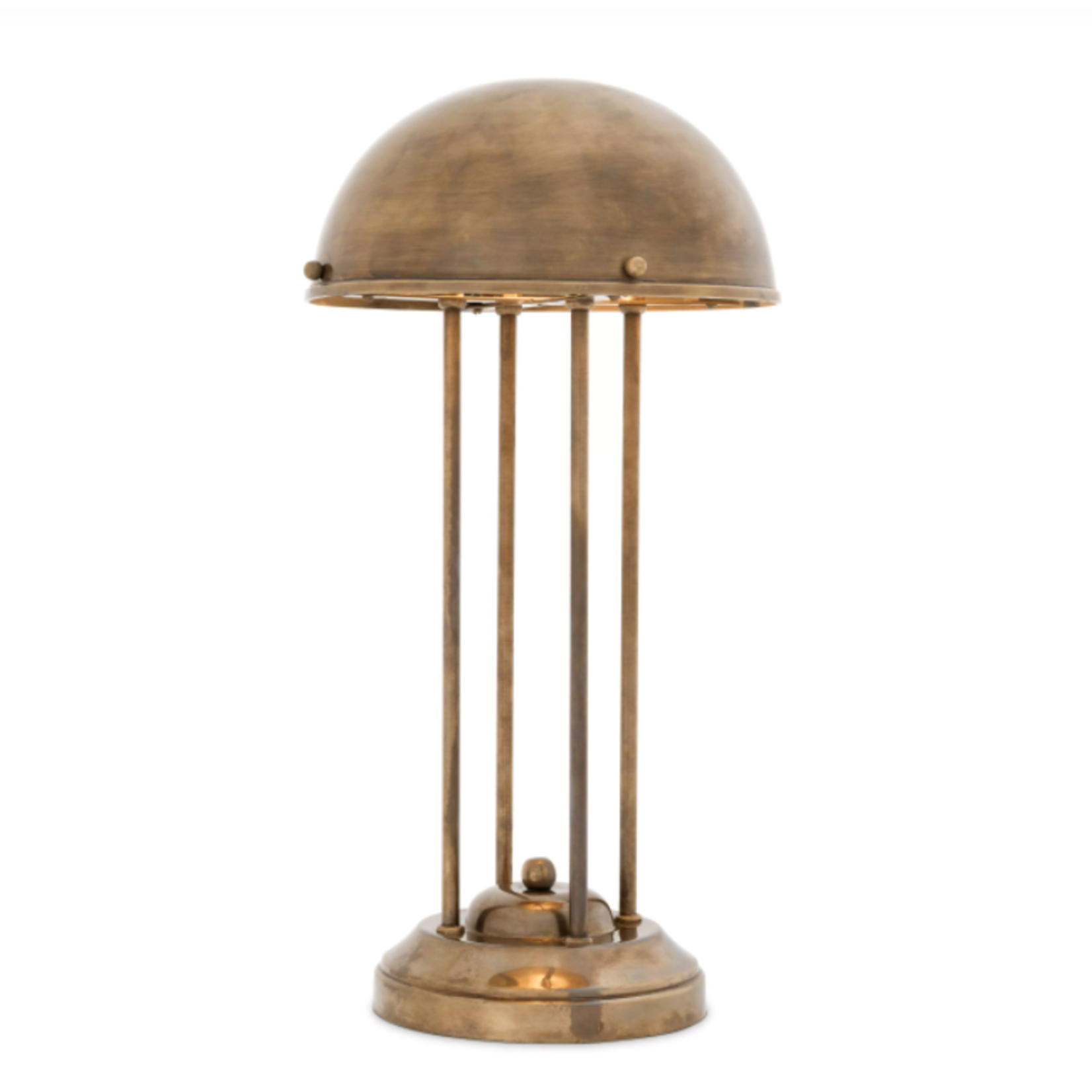 EICHHOLTZ DESK LAMP LIVRE VINTAGE BRASS FINISH