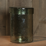 CHEHOMA LARGE GREEN GLASS CANISTER