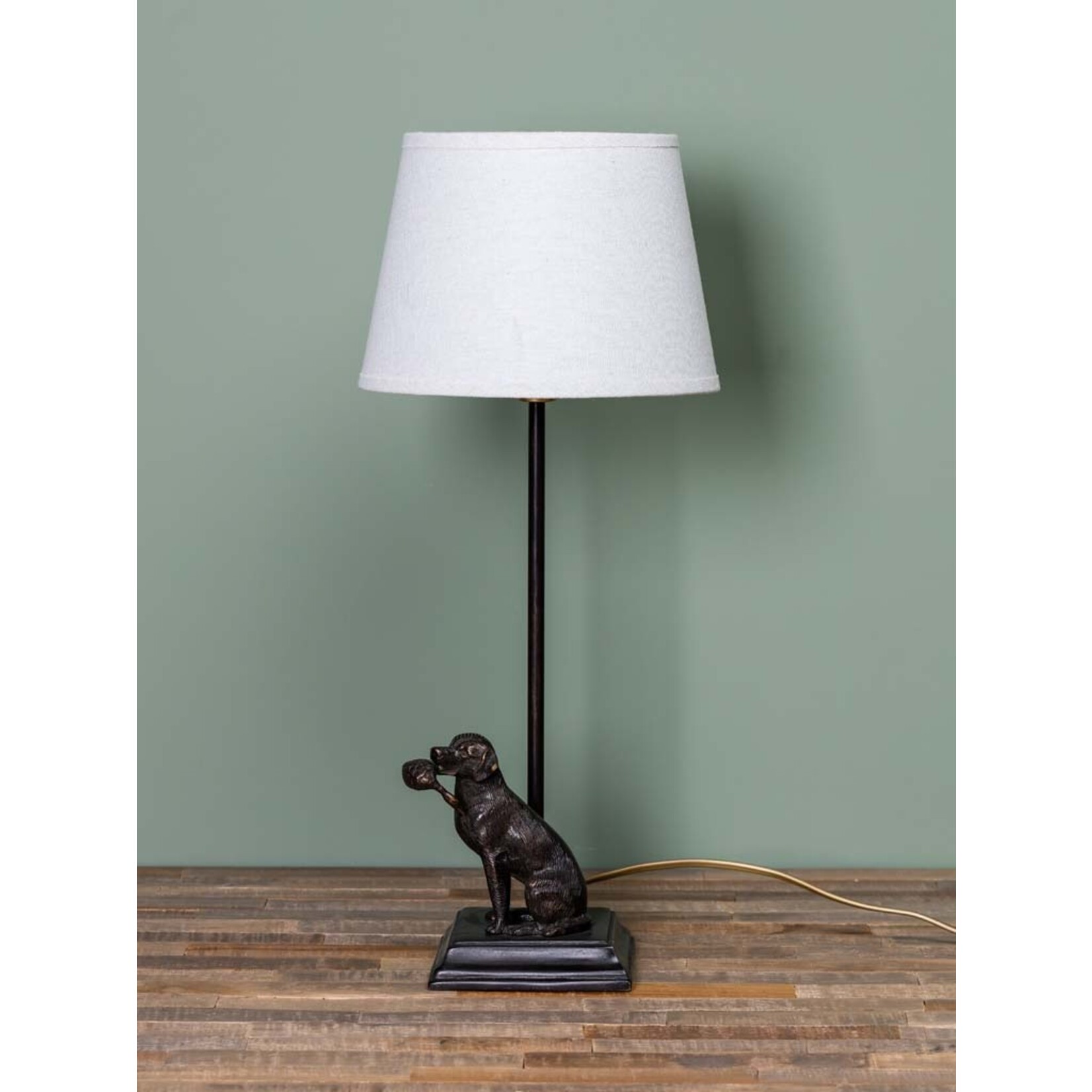 CHEHOMA LAMP TABLE DOG HUNT WITH DUCK