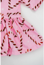 MILA AND ROSE MILA AND ROSE CANDY CANE BODYSUIT