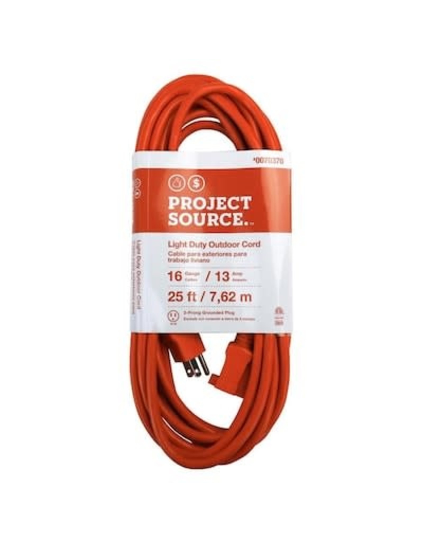 25-ft 16/3 3-Prong Outdoor SJTW Light Duty General Extension Cord