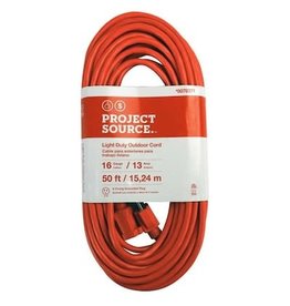 50-ft 16/3 3-Prong Outdoor SJTW Light Duty General Extension Cord