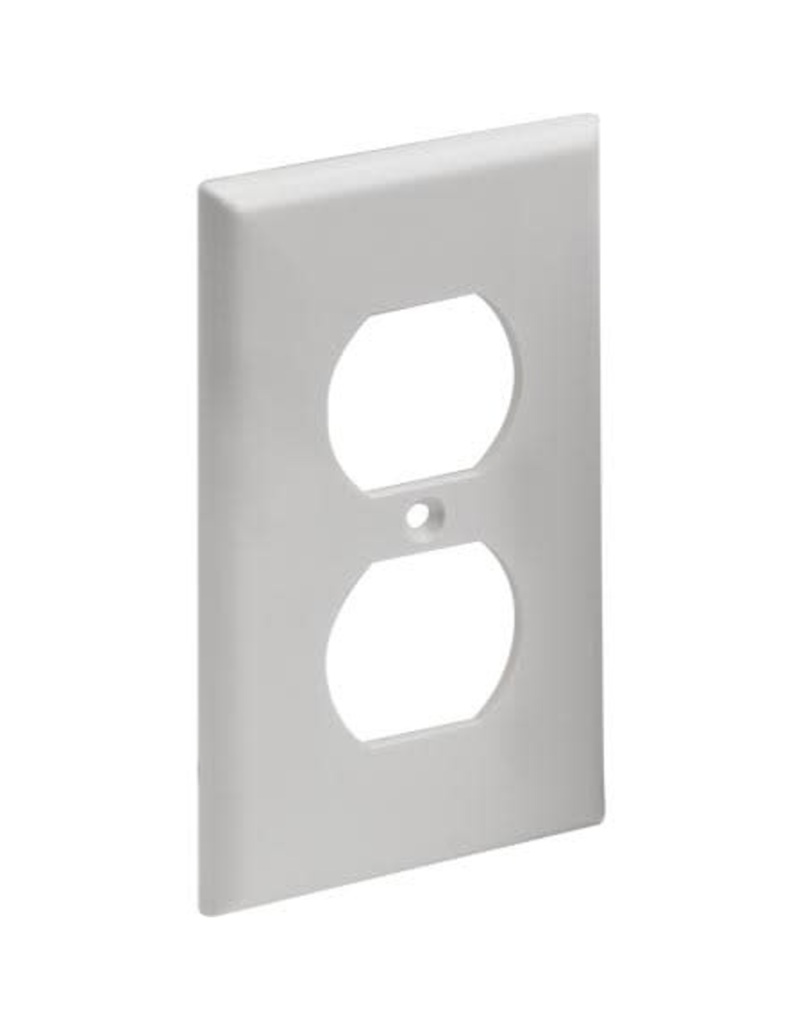 SINGLE GANG DUPLEX RECEPTACLE WALL PLATE
