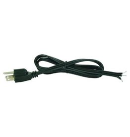 STRAIGHT PIGTAIL CORD 3FT 13AMP