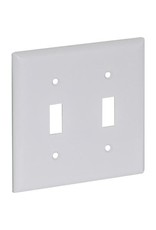 TWO GANG WALL SWITCH FACE PLATE