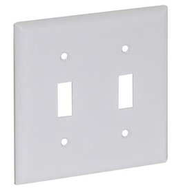 TWO GANG WALL SWITCH FACE PLATE
