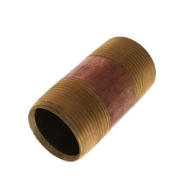 1 1/2" X 3" BRASS NIPPLE