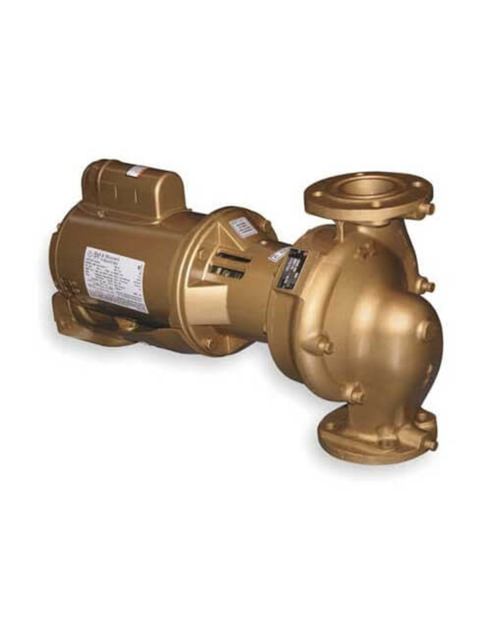 1 HP e612T Series e-60 Bronze  2" x 5-1/4" In-Line Pump (3 PH, 208-230/460V)