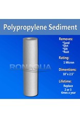 1 MICRON WATER FILTER CARTRIDGE 2 1/2 X 10