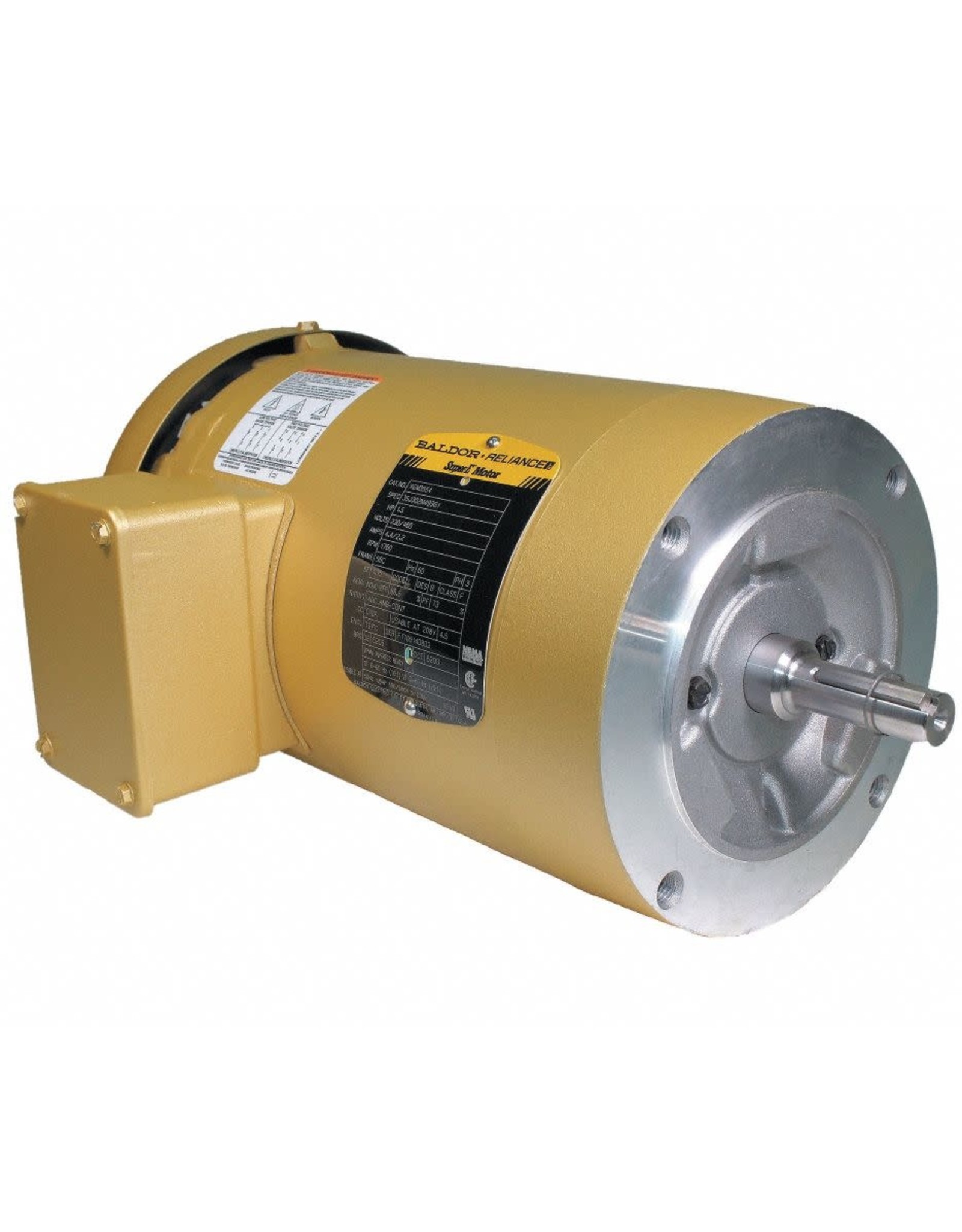 1.5HP BALDOR 1760RPM 56C TEFC 3PH MOTOR