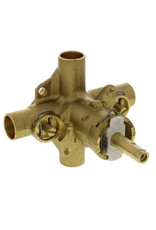 1/2" Single Handle Posi-Temp Pressure Balance Sweat x Sweat Valve  With Stops