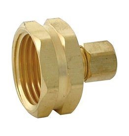 1/4" COMPRESSION X 3/4 HOSE ADAPTER