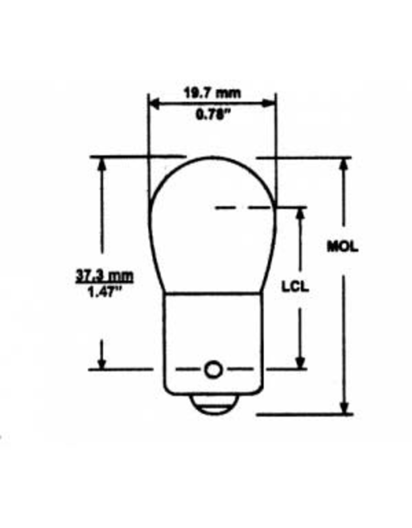1003 BULB CARD OF 2 54773