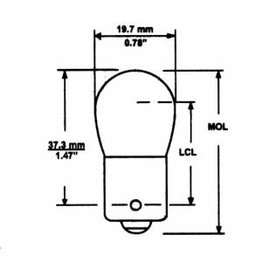 1003 BULB CARD OF 2 54773