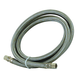 10′ Braided Stainless Steel Icemaker Connector (1/4 Comp. x 1/4 Comp.)