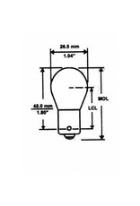 1141 BULB CARD OF 2 54789