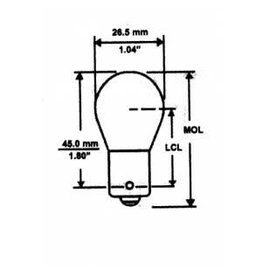 1157 Bulb Card of 2 54807