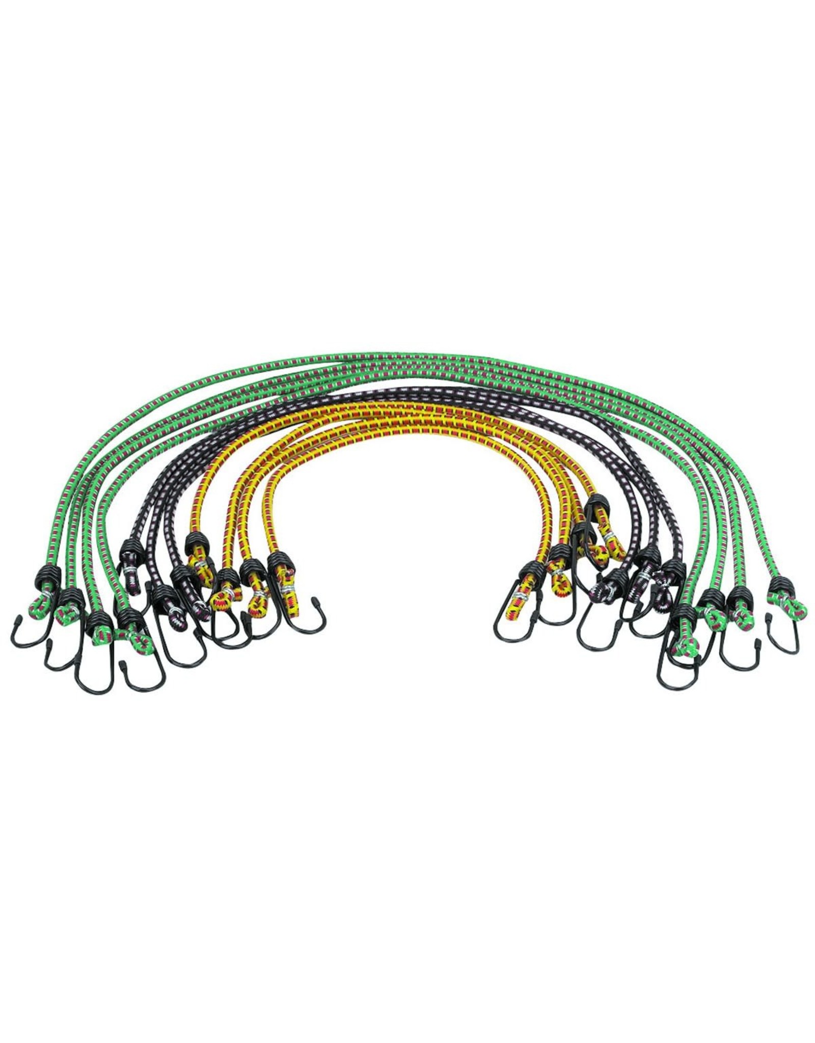 12 Pc Assorted Length Elastic Stretch Cords
