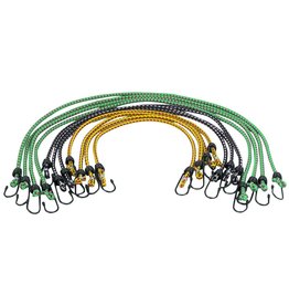 12 Pc Assorted Length Elastic Stretch Cords