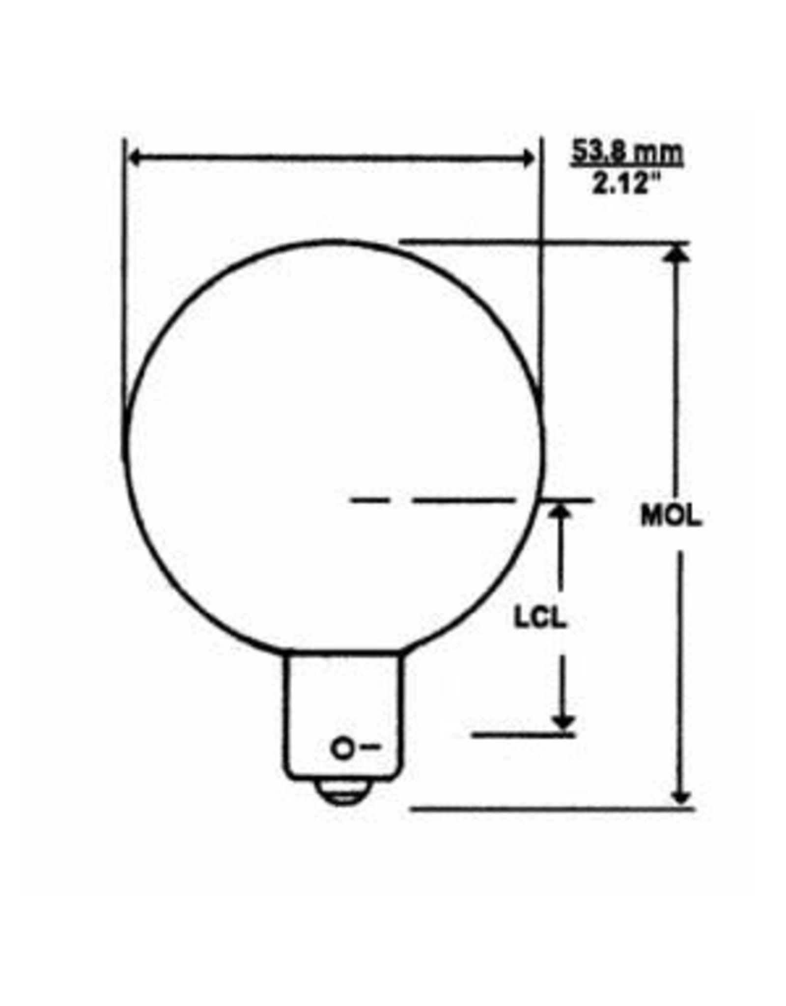 12V VANITY BULB-CLEAR 54709