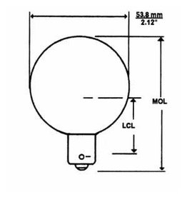 12V VANITY BULB-CLEAR 54709
