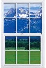 14" X 40" DOUBLE PANE GRID WINDOW