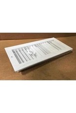 14" X 6" ADJ FAVE DAMPER/ WHITE