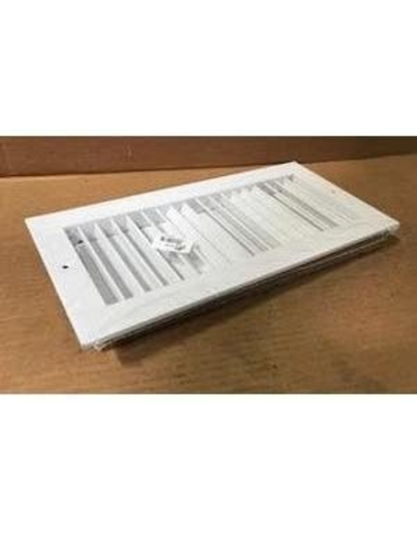 14" X 6" ADJ FAVE DAMPER/ WHITE