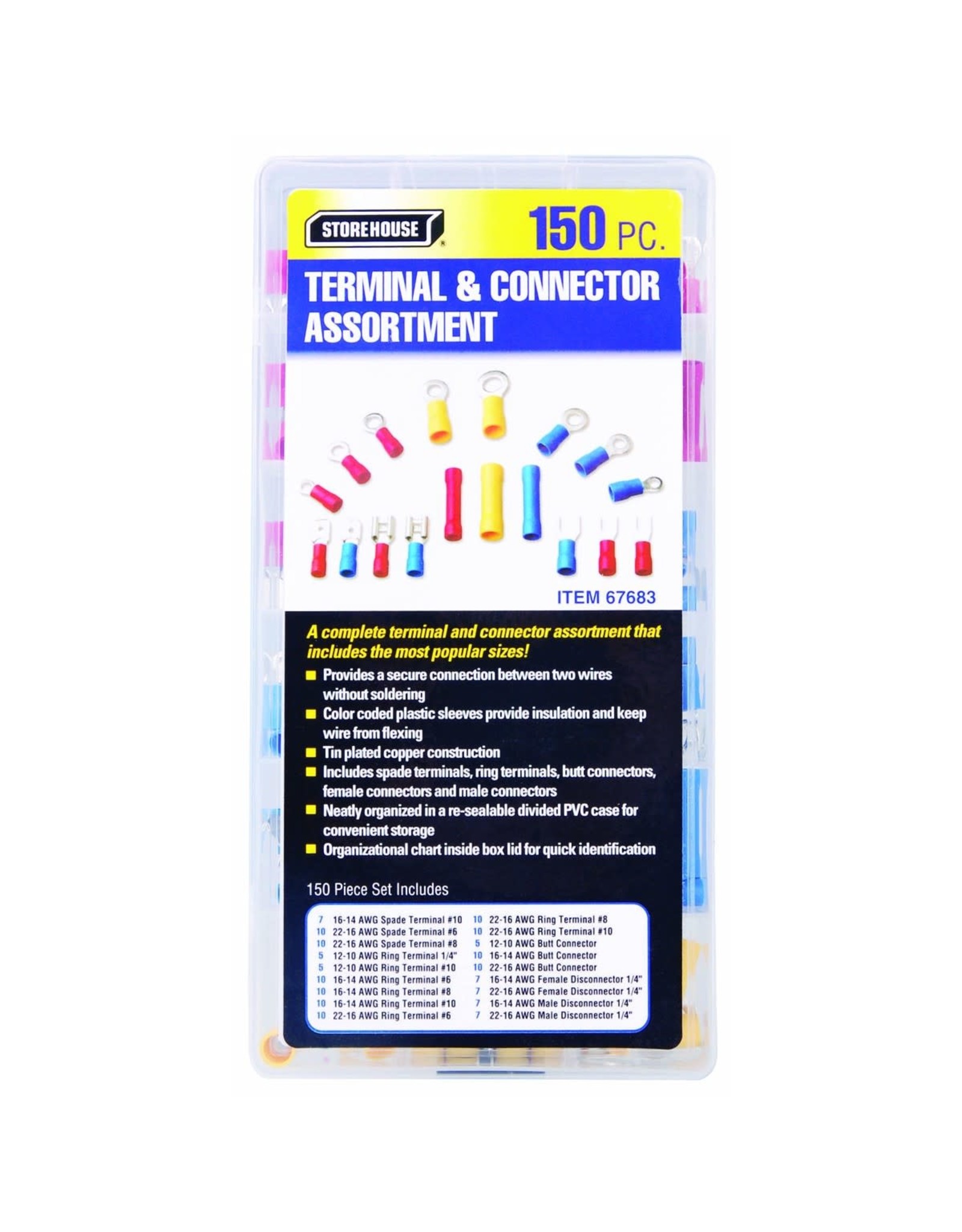 150 Pc Terminal and Connector Set