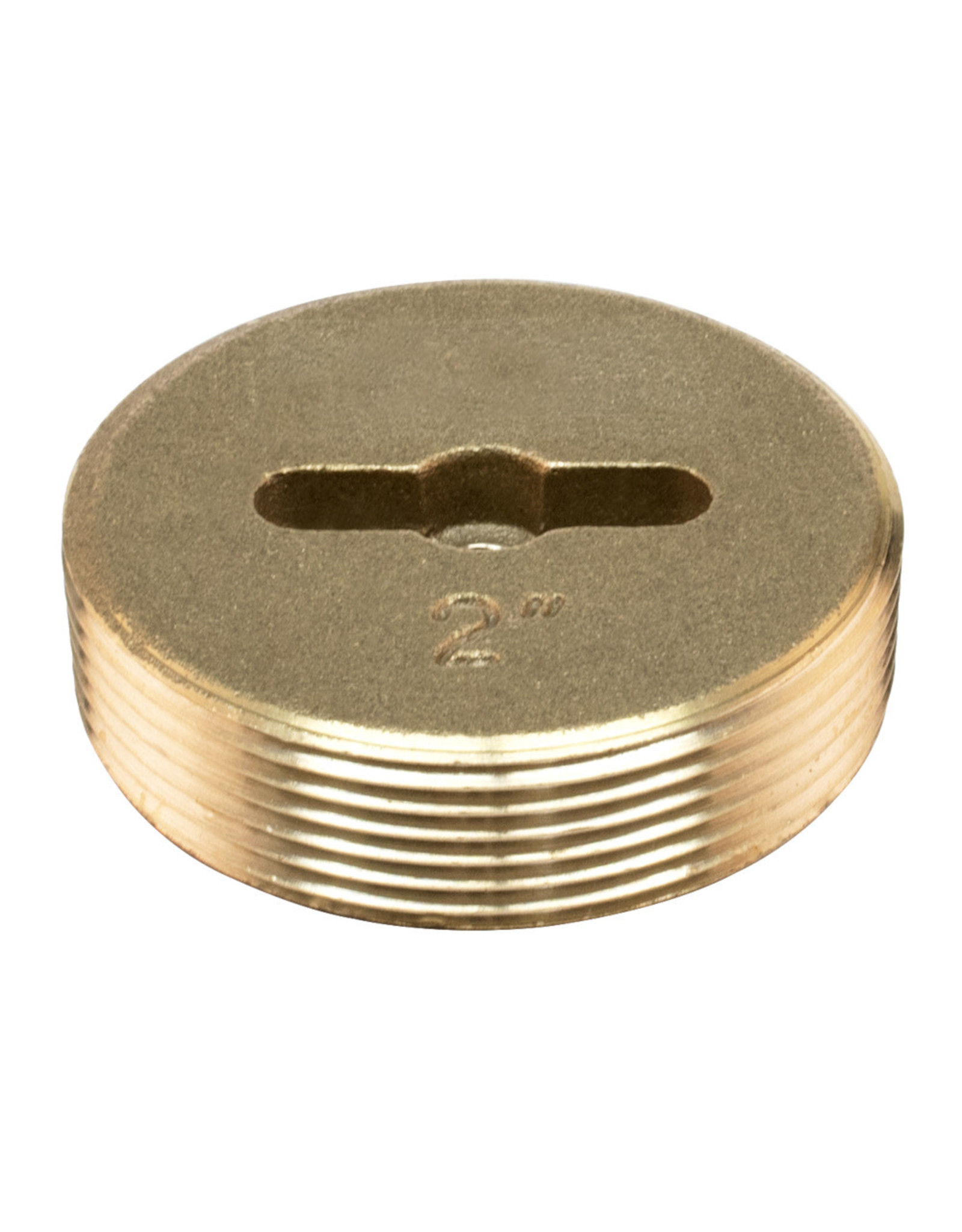 2" BRASS CLEAN-OUT PLUG
